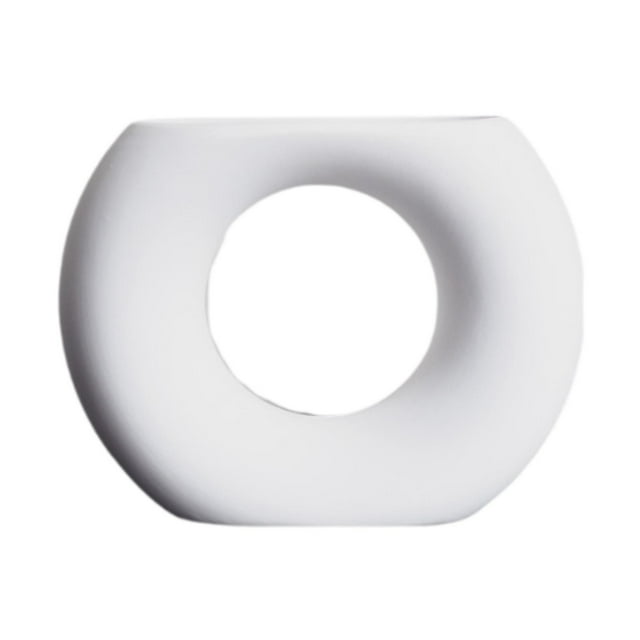 Jarrón de cerámica Jarrón de porcelana Artesanía Jarrón de flores estético de cerámica Jarrón moderno para blanco
