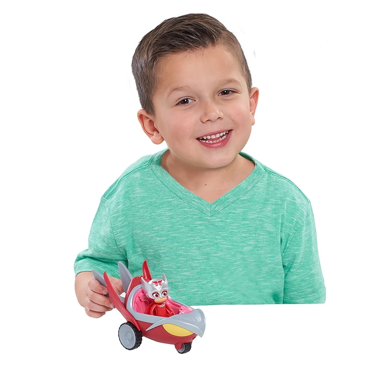 PJ Masks Turbo Blast Vehicles - Owl Glider & Owlette Figure