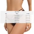thumbnail image 2 of Ashirexll Plus Size Underwear for Women, Ladies Underwear Panties, Thong with Lace Playful Low Waist Thin Belt, 2 of 3