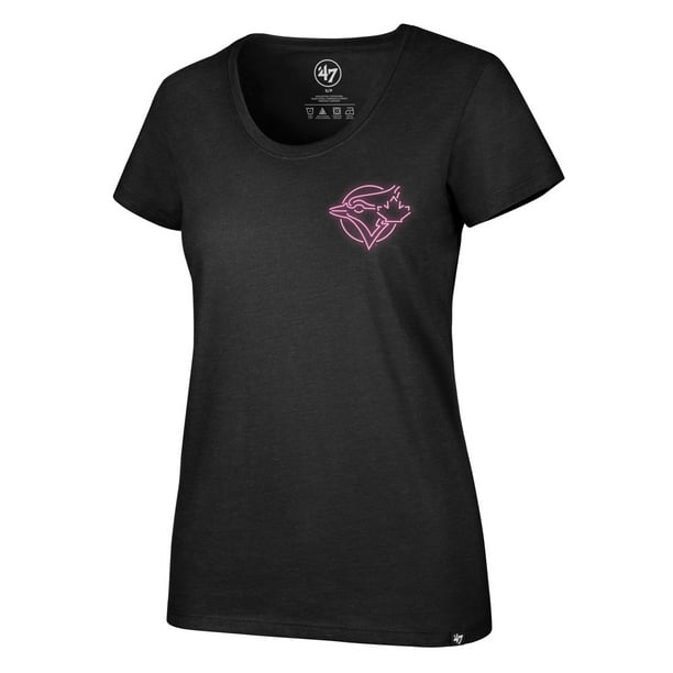 Toronto Blue Jays MLB Néon Cercle Club Tee-Shirt Féminin