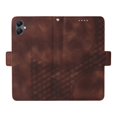 thumbnail image 3 of ELEHOLD For Samsung Galaxy A05 Leather Wallet Phone Case, Embossed Diamond Folio Flip Cover, Card Holder Cash Slot, Stand Support, Wrist Strap Lanyard -Coffee, 3 of 10