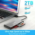 thumbnail image 3 of USB SD Card Reader, TSV 7-in-1 Smart Card Reader, 5Gbps Multi USB Card Reader/Writer SD Card Reader for Windows, Mac OS, 3 of 6