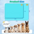 thumbnail image 4 of Tapete Refrescante de Verano para Mascotas para Perros y Gatos, Tapete Refrescante Azul para Perro de 28 x 22 Pulgadas, Tapete Refrescante para Perro con Látex Suave para Perros Medianos y Grandes,, 4 of 8
