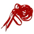 thumbnail image 2 of 2 Paires de Lacets Plats pour Chaussures Lacets de Bottes Espadrilles Lacets Solides Rouges, 2 of 4