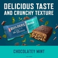 thumbnail image 4 of CLIF BUILDERS Minis Protein Bars Chocolate Mint Flavor, Plant Protein, Gluten Free, 10ct, 4 of 15