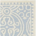 thumbnail image 4 of SAFAVIEH Cambridge Leslie Geometric Wool Area Rug, Light Blue/Ivory, 2' x 3', 4 of 4