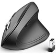 thumbnail image 1 of Mouse vertical ergonómico iClever Adjustable DPI negro, 1 of 4