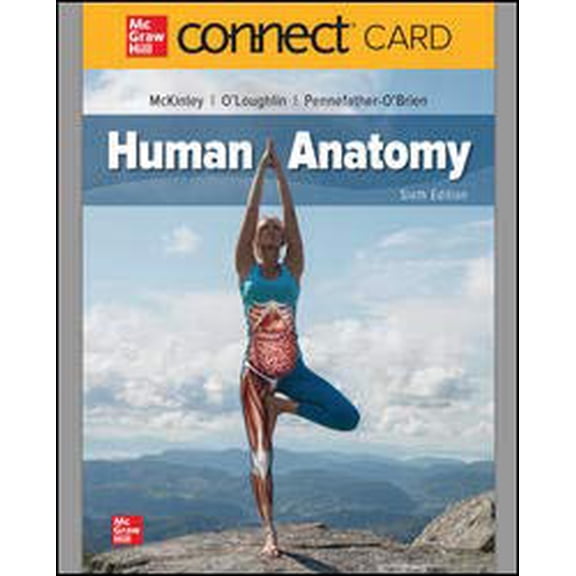 HUMAN ANATOMY-CONNECT ACCESS, 9781260443783, 1260443787, Paperback,