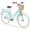 Mint Green, variant on Arnahaishe Women Girls City Bike 24" Wheels Bicycle with Steel Frame and Basket, Light Pink