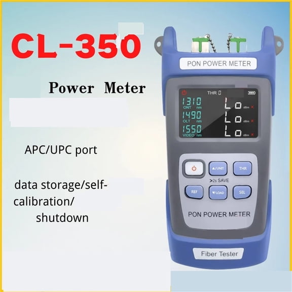 Fiber Optical PON Power Meter CL-350U/A UPC/APC Port(optional) FTTX/ONT/OLT 1310/1490/1550nm As AUA-350U/A ,Accurate