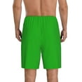 thumbnail image 3 of Easygdp Green Men's Short Pajama Pants, Sleep Shorts, Household Pants, Casual Pants with Pockets - XX-Large, 3 of 9