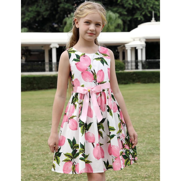 PrinceSasa Kid Floral Cotton Girls Dresses