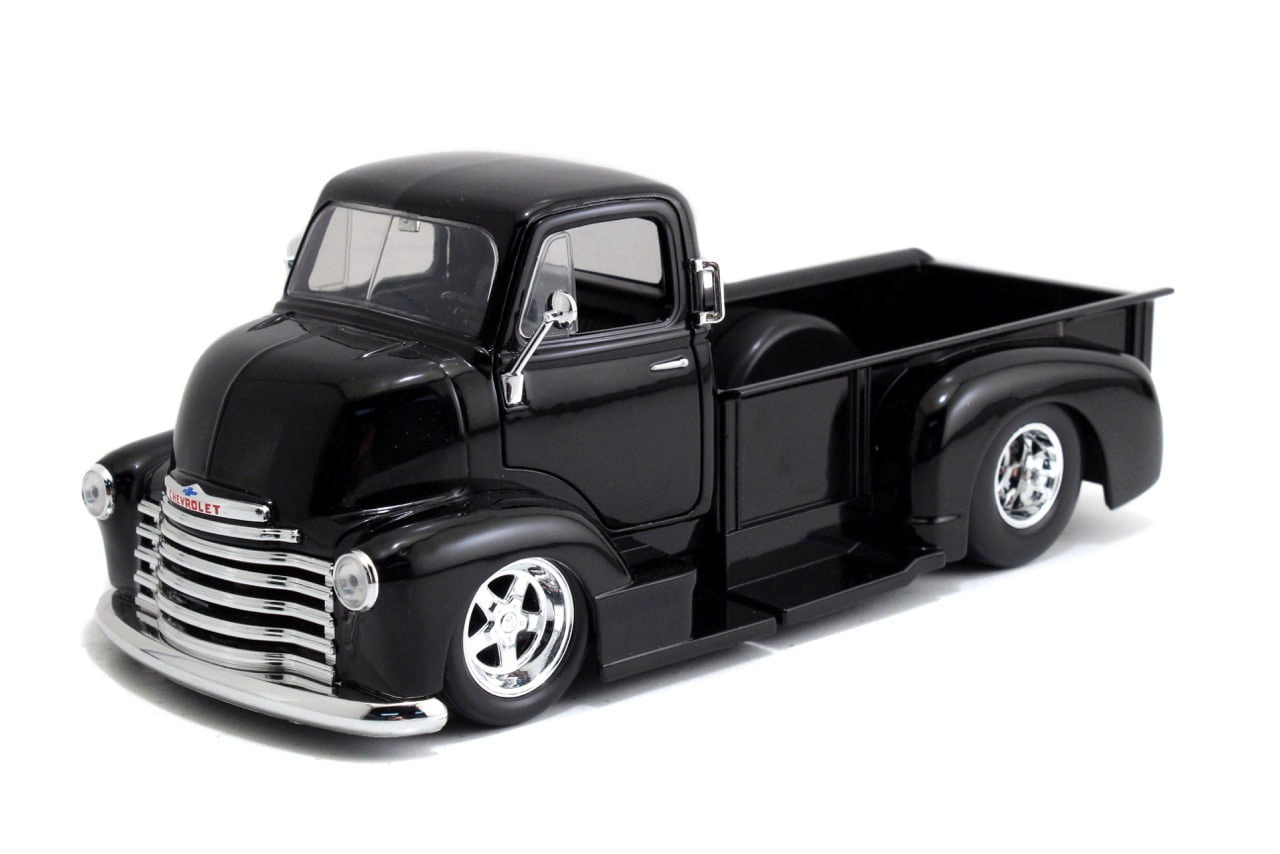 1952 Chevrolet COE Pickup Truck Red with Black Wheels 1/24