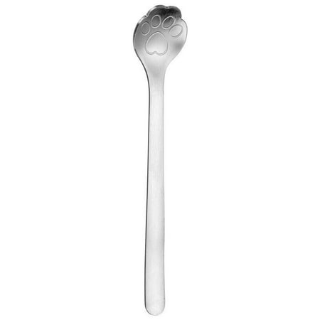 

Cream Dog Paw Spoon Coffee Stirring Spoons Kitchen Tableware Cartoon Cat Claw UK