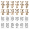 thumbnail image 4 of Set of 12 Cute Bear Pocket Cards with Cotton Wadding for Greetings and Gift Giving, 4 of 4