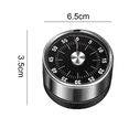 thumbnail image 2 of Temporizador de cocina, reloj temporizador de cocina para chef con alarma fuerte, mecánico, respaldo magnético, no requiere pilas, cuerpo mate delicado, 2 of 5