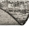thumbnail image 6 of Unique Loom Outdoor Modern Collection Area Rug - Cartago (4' Round Charcoal/Ivory), 6 of 6
