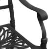 thumbnail image 6 of vidaXL Bistro Set Patio Table and Chair Bistro Table Outdoor Cast Aluminum, 6 of 8