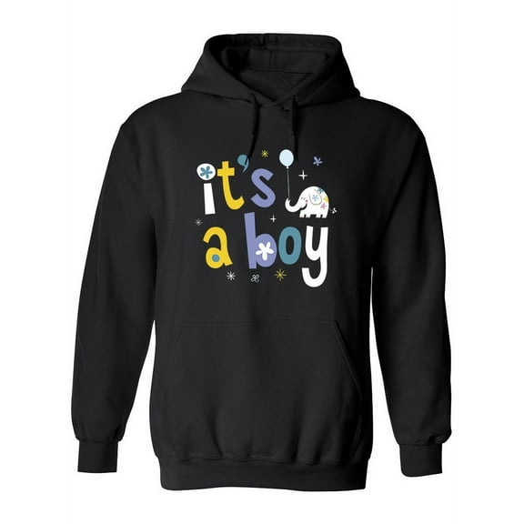It's A Boy Cute Design Hoodie Women -Image by Shutterstock, Female Medium