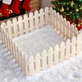 thumbnail image 6 of Plastic Christmas Tree Base Fence, Scene Decorations with Snowflake Design, White Color for Modern Look, Durable for Outdoor or Indoor Use, Easy to Install for Garden or Room Decor, 6 of 6