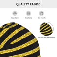 thumbnail image 5 of Logiee Gold Glitter Print Unisex Knit Beanie for Men Women Winter Hat,Beanies Skull Caps, 5 of 7