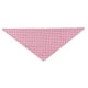 thumbnail image 3 of sweethay Bufanda de baba a cuadros Toalla decorativa triangular de algodón para mascotas para cuello de 25-45 cm Ropa para mascotas Rojo sweethay PT003845-04, 3 of 6