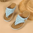 thumbnail image 2 of Orthotic Dress Sandals For Women With Arch Support Women Fashion Orthotic Slides Ladies Comfy Slip On Slippers Dressy Summer Wide Width Orthopedic Sandals With Arch Support, 2 of 6