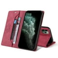 thumbnail image 2 of Wallet Case for iPhone 11 Pro Max Credit Card Holder,  [RFID Blocking] [Shockproof Interior Case] PU Leather Folio Kickstand Magnetic Flip Folding Cover Compatible with iPhone 11 Pro Max,
Red, 2 of 14