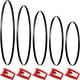 thumbnail image 1 of Set de Cinturones para Tocadiscos y Aguja de Diamante Frienda 10 piezas, 1 of 7