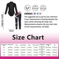 thumbnail image 7 of ZDHoor Girls 2Pcs Sports Dance Outfit Set Long Sleeve Leotard with Leggings for Gymnastics Workout Pink 5-6, 7 of 7