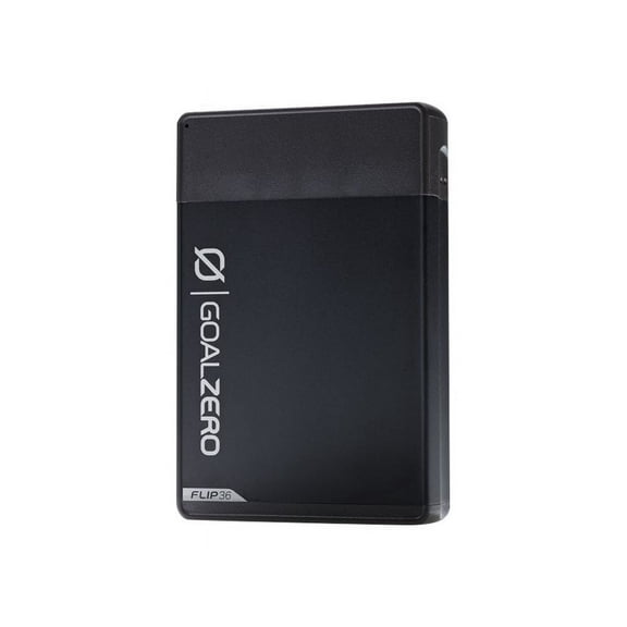 Goal Flip 36 Portable Phone Charger, 10,050mAh/36Wh External Power Bank - Black
