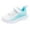 White, variant on Otqutp Boys Girls Sneakers Non-Slip Lace Up Adjustable Strappy Running Shoes Lightweight Breathable Athletic Tennis Shoes
