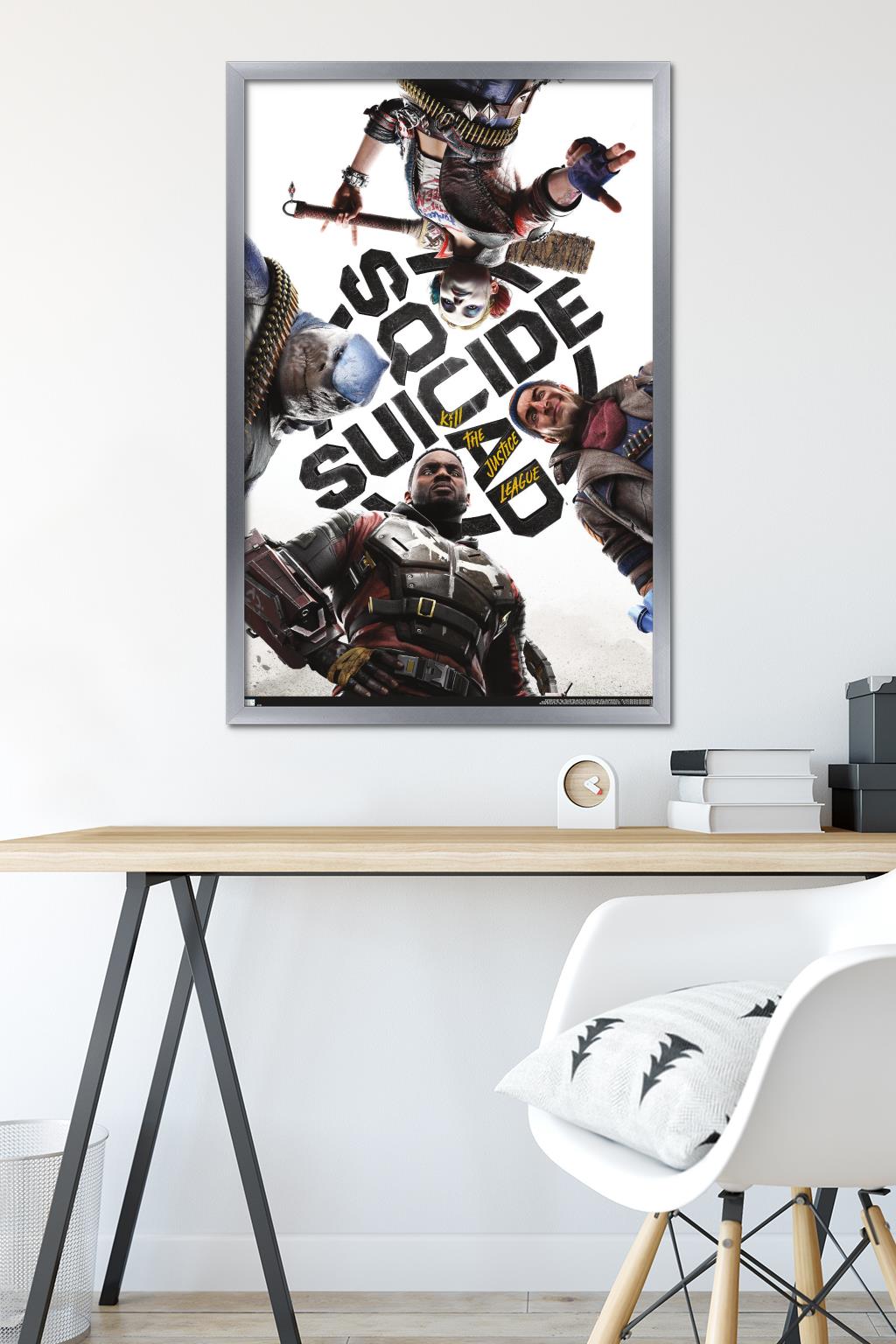 DC Comics Suicide Squad: Kill The Justice League - Key Art Wall Poster, 22.375" x 34" Framed