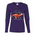 thumbnail image 2 of Wild Bobby, Ford '76 Gran Torino Vintage Car Cars and Trucks Womens Graphic Long Sleeve T-Shirt, Purple, 2XL, 2 of 3