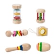 thumbnail image 1 of 6x Juguetes De Madera Montessori Para Bebés, Juguetes Para Recién Nacidos De 0, 6 Y 12 Meses, 1 of 9