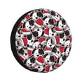 thumbnail image 1 of Fotbe Cute Dog Funda de Llanta de Repuesto con Estampado, Engrosada, Ajuste Universal para Jeep, Remolque, RV, SUV, Camión-17 inch, 1 of 6