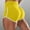Yellow, variant on Xysaqa Women's Scrunch Butt Lifting Shorts Women Gym Workout Booty Shorts for Yoga Dance Fitness Running