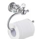 thumbnail image 1 of Crystal Series Brass Toilet Paper Roll Holder, Polished Chrome, 1 of 3