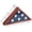 Red Brown, variant on Flag Display Case for Burial Flag Black Unbranded Classic Wooden Triangular Flag Box Display Case for 9.5 x 5 ft Veteran Burial Flag with Plexiglass Front and Wall or Tabletop Mount
