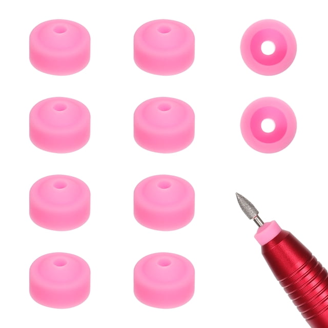 ColoMX 10 Uds. Tapas protectoras para cabezales de pulido de uñas, producto para salón de uñas, tapas protectoras para cabezales de pulido