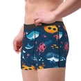 thumbnail image 2 of Fotbe Ocean Floor Animals Calzoncillos Tipo Boxer con Bolsa de Soporte Total para Hombre, X-Temp Fresco, Transpirable y de Secado Rápido-Small, 2 of 5