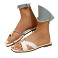 thumbnail image 3 of DAFEI Sandales d'Été Sandales d'Été Pantoufles d'Intérieur pour la Maison Pantoufles Simples pour Dames Chaussures Décontractées Sandales d'Été pour Femmes, 3 of 8