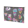 thumbnail image 2 of Fotbe Cat Icecream Reusable Cosmetic Bag Makeup Bag for Women Large Travel Cosmetic Pouch Girls' Make Up Organizer, 2 of 8