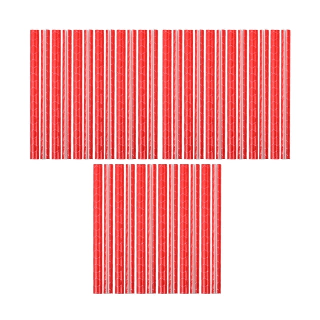 Unique Bargains 36 Pcs Bicycle Reflector Reflective Version Durable ABS Night Visibility Cycling for Bike, Mountain Bike, Wheels, Wheelchair Red