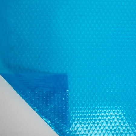 Blue Wave 12-mil Solar Blanket for Hot Tubs - 7-ft x 8-ft Rectangular Spa Cover with UV-Resistant Thermal Bubbles