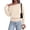 Beige, variant on Womens Off The Shoulder Sweater Fall Fashion Soft Stretchy Knit Fabric, Batwing Long Sleeve Cinched Waist Cropped Sweaters, Date Night Outfit, Asymmetrical Going Out Tops