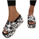 thumbnail image 4 of Amzcrzy Zapatos de mujer,Zapatos de mujer,Zapatillas de mujer, Sandalias planas de mujer, sandalias de playa para mujer, zapatillas casuales antideslizantes de verano Sandalias Mujer Zapatillas De Ca, 4 of 4