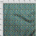 thumbnail image 3 of oneOone Viscose Jersey Dark Green Fabric Kids Floral Dress Material Fabric Print Fabric By The Yard 60 Inch Wide, 3 of 4