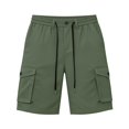 thumbnail image 4 of Gym Mens Shorts Loose Fit with Pocket Casual Cargo Shorts, 4 of 5