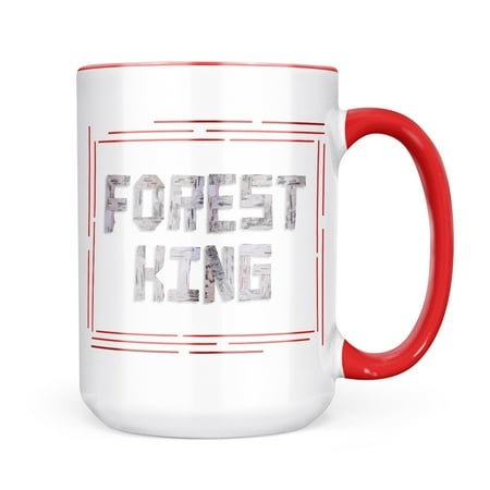 

Neonblond Forest King Birch Tree Bark Mug gift for Coffee Tea lovers
